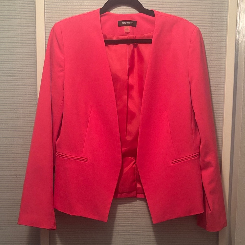 EUC Nine West Pink Women's Blazer